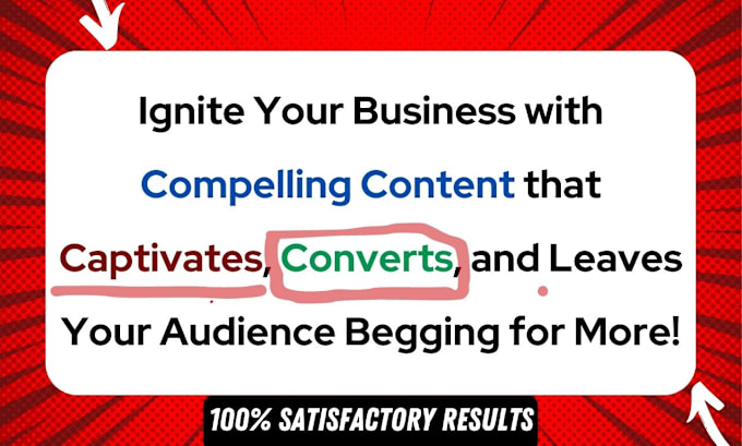 Gig Preview - Write impactful content that connects with your audience