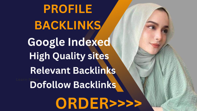 Gig Preview - Seo profile backlinks with high da authority white hat manual link