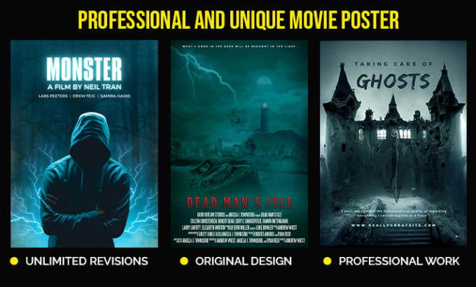 Gig Preview - Design movie poster or event poster film poster