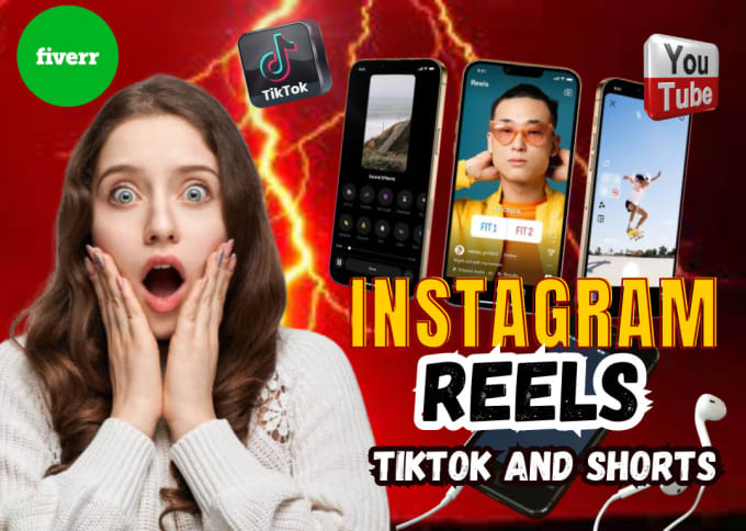 Gig Preview - Create instagram content, be your tiktok content creator