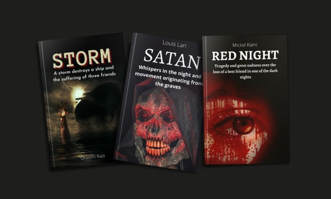 Gig Preview - Design horror, thriller, mystery, crime book or ebook cover