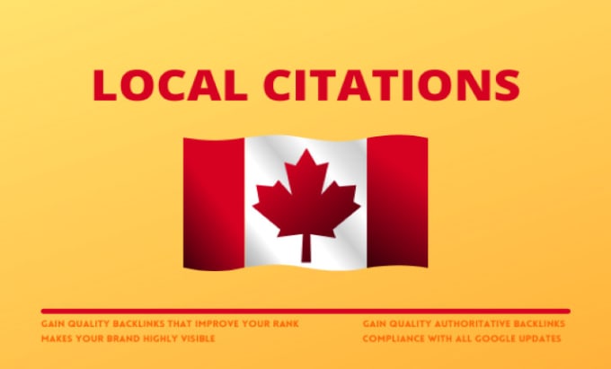 Gig Preview - Do 52 canadian local high da citation for SEO