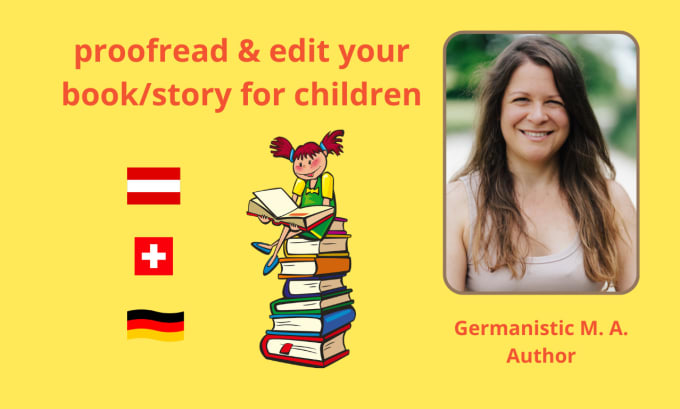 Gig Preview - Proofread and edit your german book for children