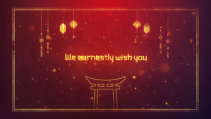 Gig Preview - Create 2025 chinese new year greetings with your logo