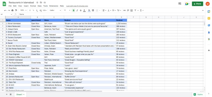 Gig Preview - Do perfect data entry in excel, web scraping and copy paste