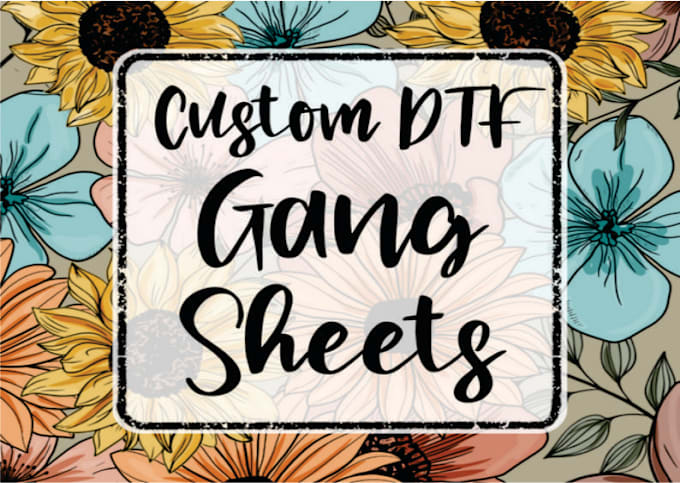 Gig Preview - Create dtf gang sheet ready to print in 24 hours