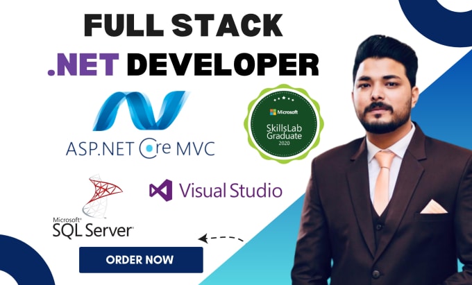 Gig Preview - Be your full stack asp dot net core developer