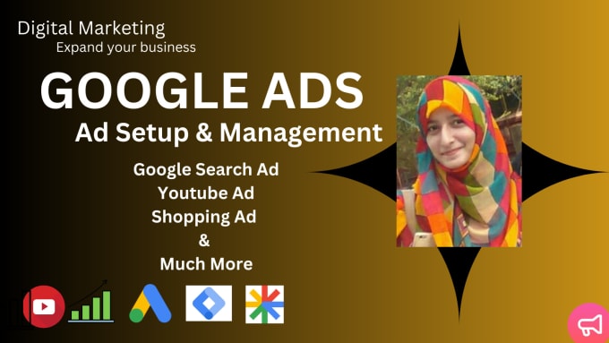 Gig Preview - Create and manage google ads, video ads, shopping ads