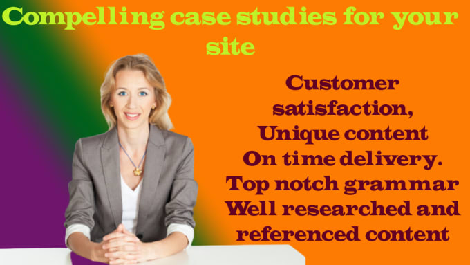 Gig Preview - Write compelling case studies for your site