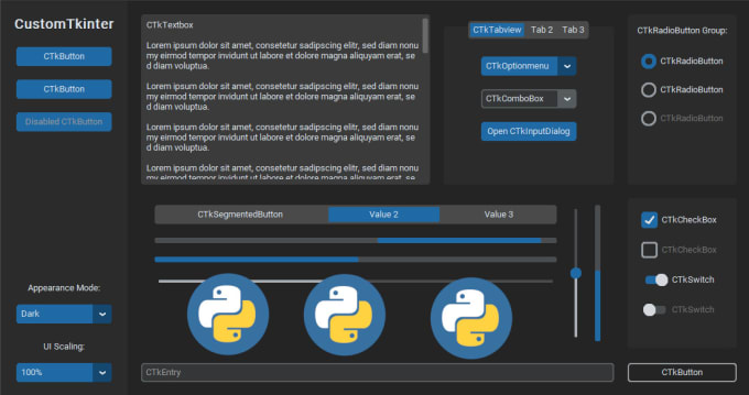 Gig Preview - Develop desktop apps in python gui or cmd