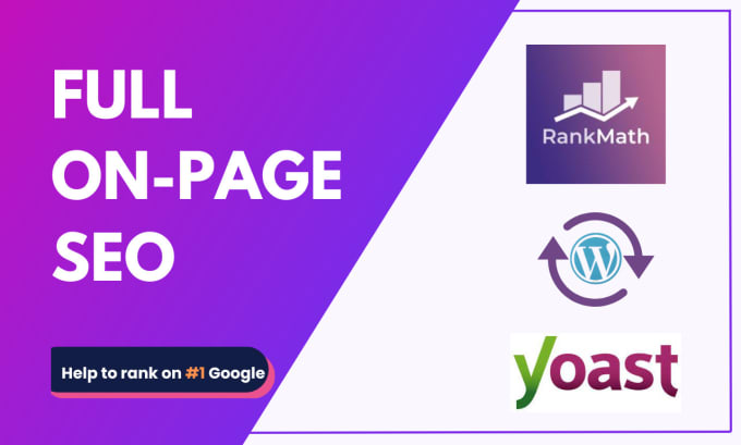 Bestseller - do on page SEO with rankmath or yoast for wordpress website