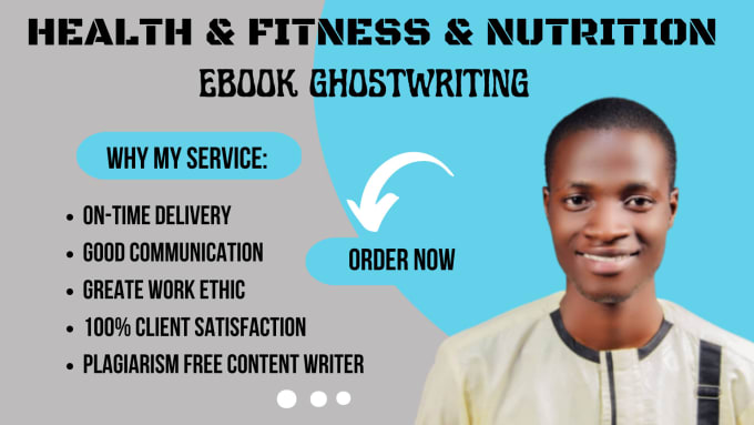 Gig Preview - Ghostwrite 30k amazon self help ebook as medical health and fitness ebook writer