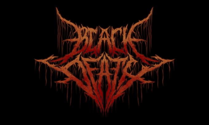 Gig Preview - Do draw brutal or death metal logo for you