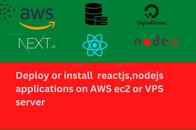 Gig Preview - Install your react, next, node application on AWS ec2 or vps