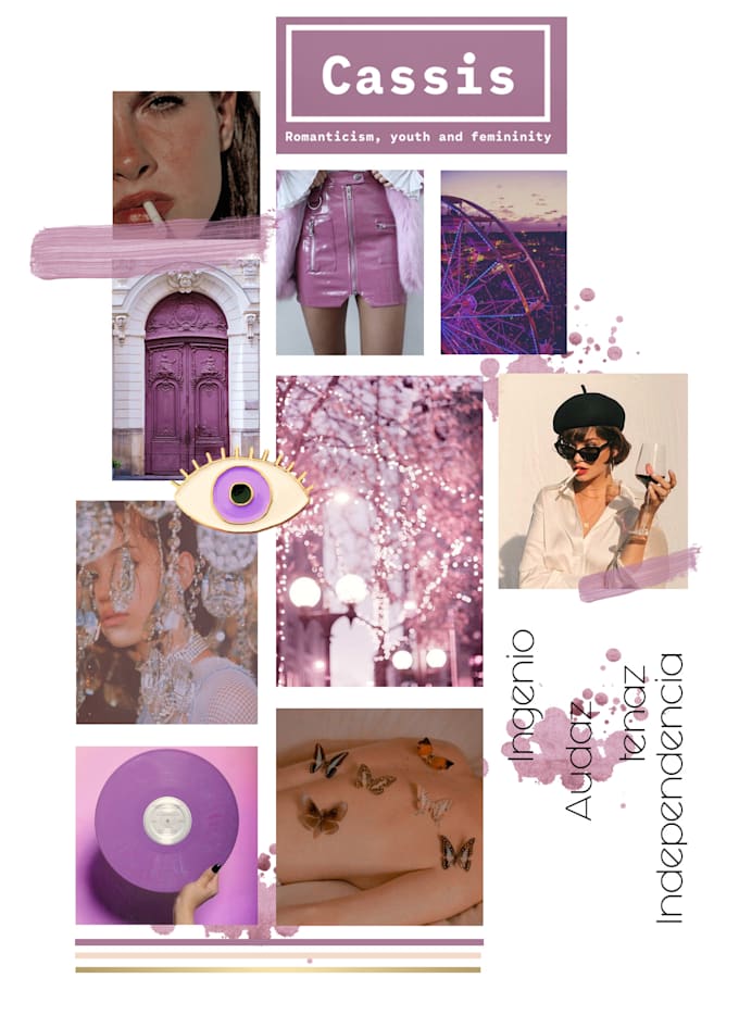 Gig Preview - Create a unique mood board of trend, fashion and concept