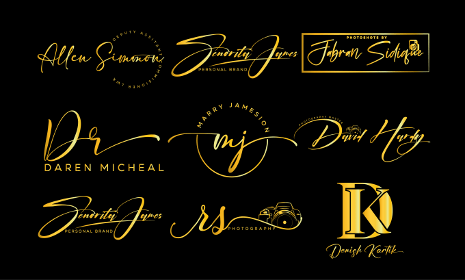 Bestseller - design luxury handwritten signature logo or autograph