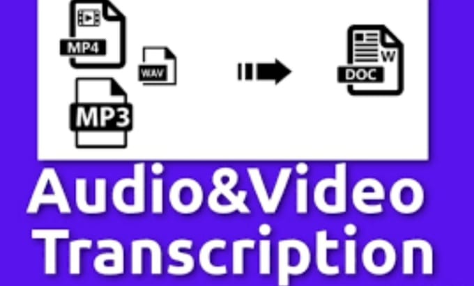 Gig Preview - Transcribe 60 minutes audio or video transcription in 24hrs