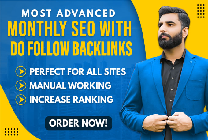 Gig Preview - Do monthly SEO service, daily, fresh and premium backlinks