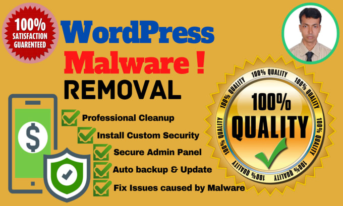 Gig Preview - Remove malware from wordpress and recover hacked websites