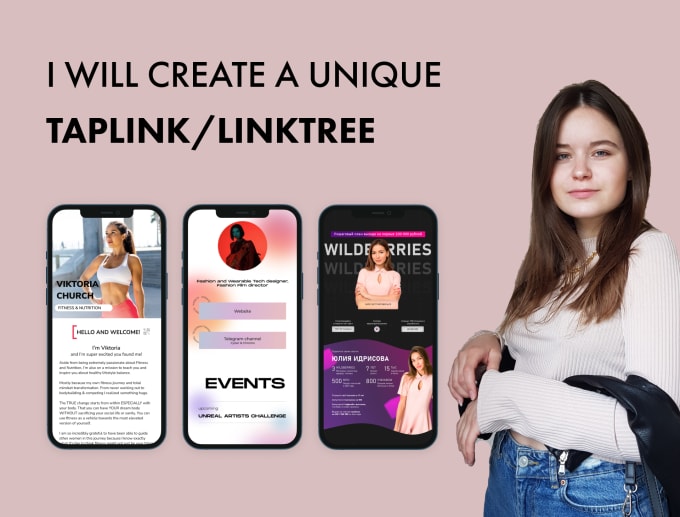 Bestseller - create a unique and customized taplink for your business