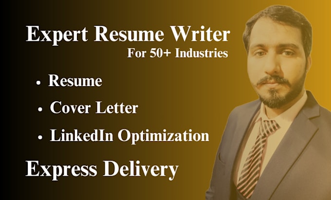 Bestseller - provide professional ats resume service, cover letter, and linkedin