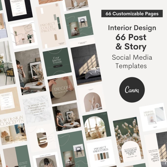 Gig Preview - Design your interior design social media feed