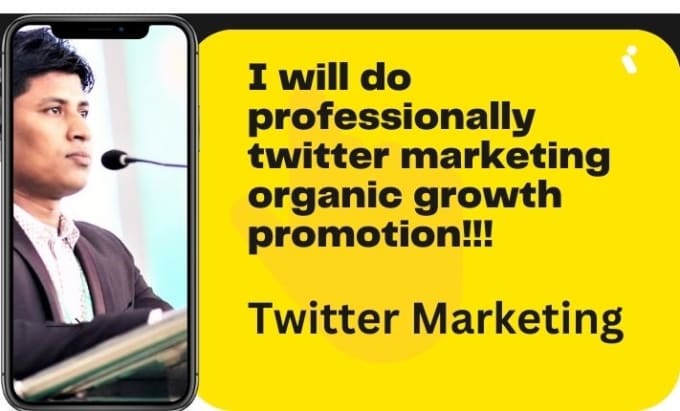 Gig Preview - Do professionally twitter marketing organic growth promotion