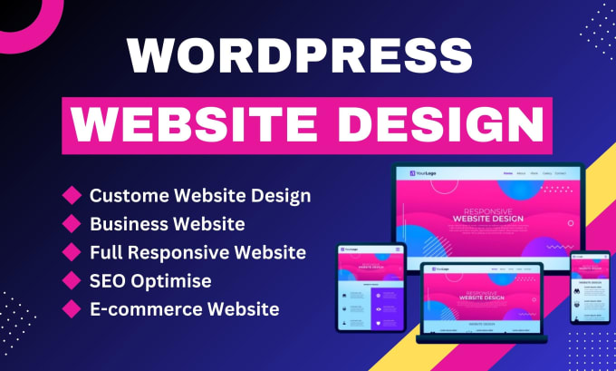 Gig Preview - Create responsive wordpress website design