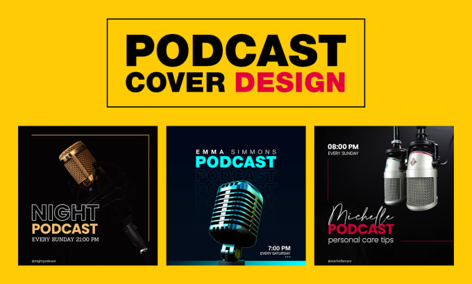 Gig Preview - L do attractive podcast cover design, podcast cover artwork, podcast logo