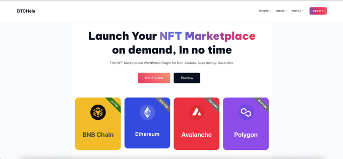 Gig Preview - Create nft marketplace based on wordpress