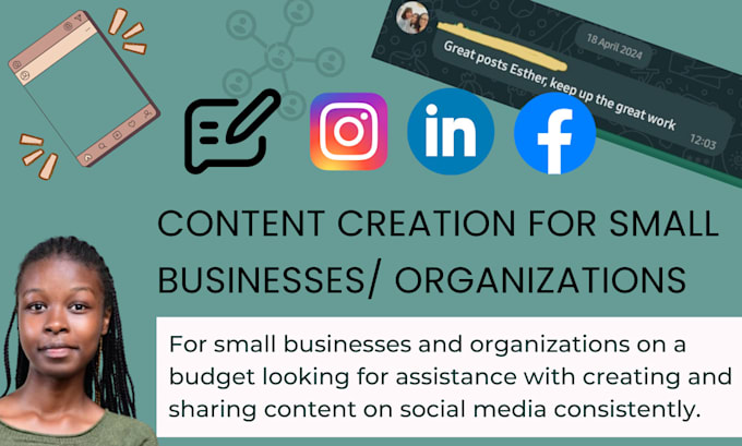 Gig Preview - Prepare social media content for your organization