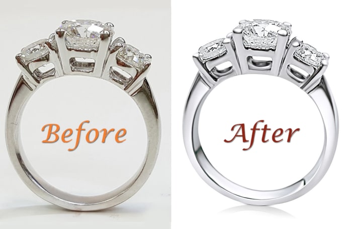 Gig Preview - Do high end jewelry photo retouching professionally like 3d