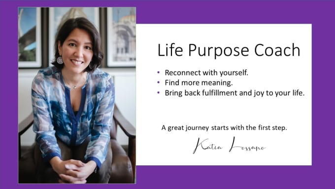 Gig Preview - Be your life purpose coach