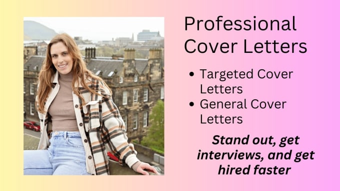 Gig Preview - Professionally write your cover letter