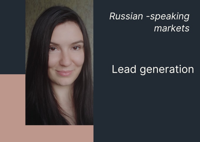 Gig Preview - Find best b2b leads in russian speaking markets