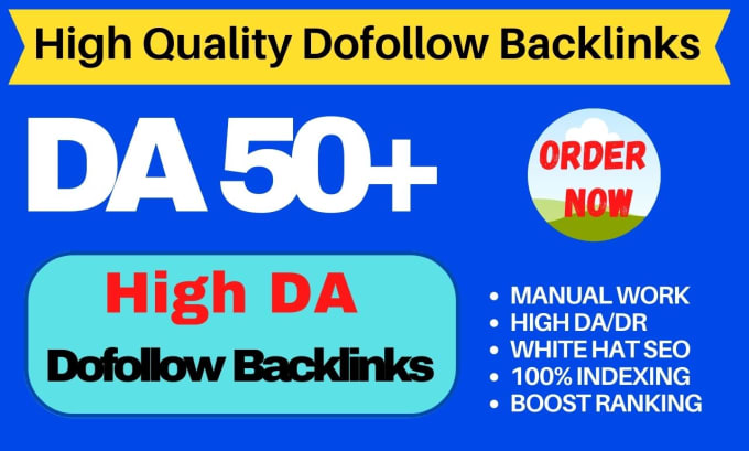 Gig Preview - Build SEO backlinks high authority dofollow link building google top ranking