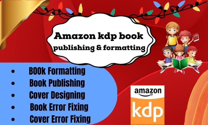 Gig Preview - Publish book on amazon kindle kdp, book formatting, amazon kdp book publishing