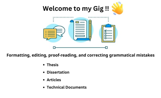 Gig Preview - Format, edit, and proofread your technical documents