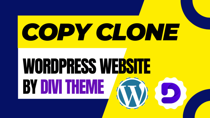 Gig Preview - Copy clone or duplicate your wordpress website by divi theme