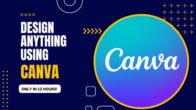 Gig Preview - Design anything using canva