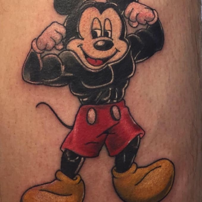 Details more than 65 mickey mouse tattoos for guys super hot  thtantai2