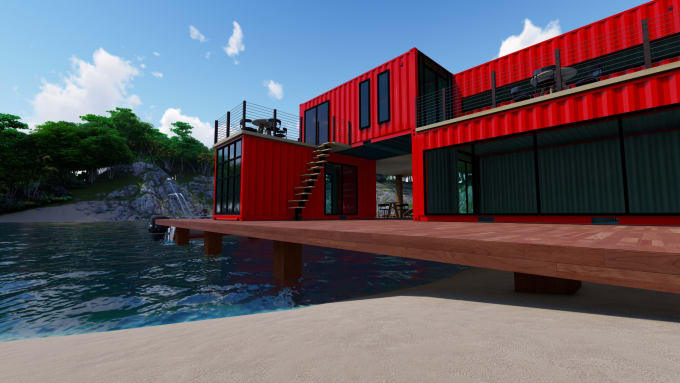 Gig Preview - Design shipping container home, cafe, restaurants, hotel