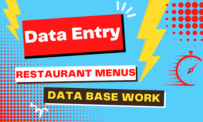 Gig Preview - Do menu data entry for doordash, grubhub, ubereats, wix stores