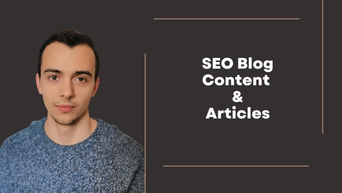 Gig Preview - Write SEO optimized blog posts and articles that boost your rankings