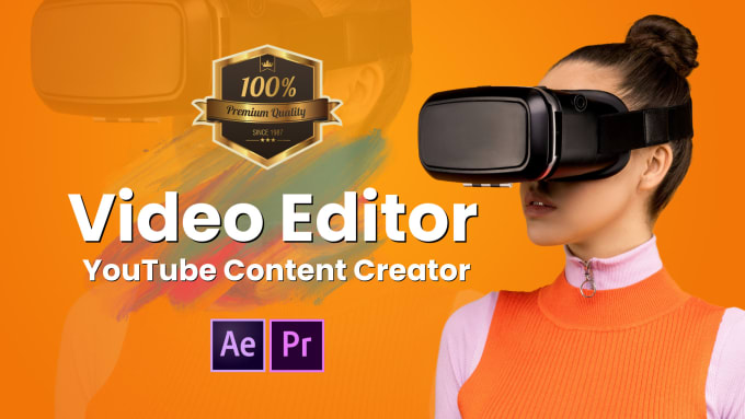 Gig Preview - Be your video editor and youtube content creator