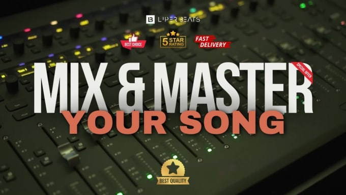 Gig Preview - Mix and master your rap, hip hop song professionally