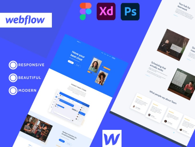 Gig Preview - Design and create your website in webflow