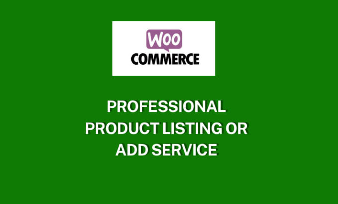 Gig Preview - Listing products and add category to woocommerce website