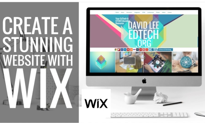 Gig Preview - Develop wix website design or redesign wix website for your business