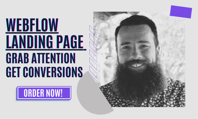 Gig Preview - Design high converting webflow landing pages